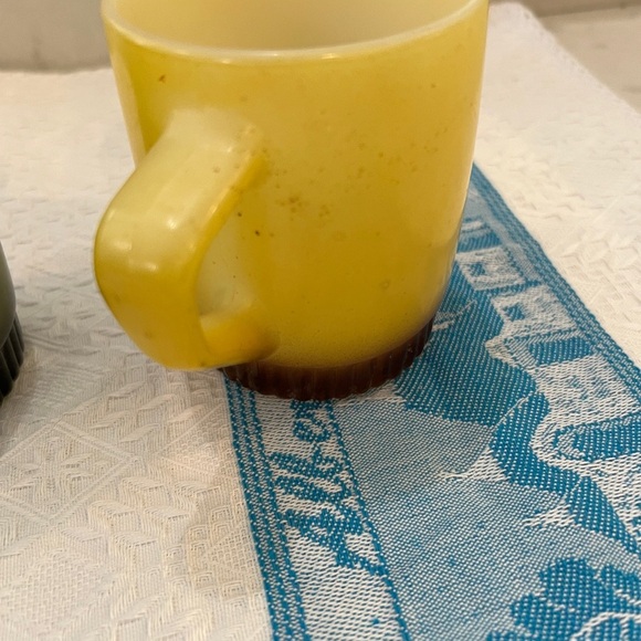 Vintage Anchor Hocking Fire King Ware coffee cups Made in USA  Set of 3 - Picture 8 of 13